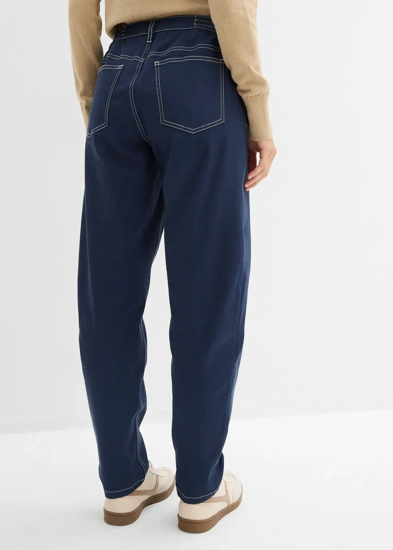 Pantalon en twill barrel