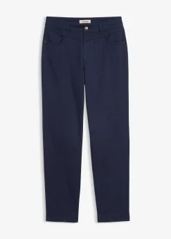 Pantalon en twill coton élasthanne