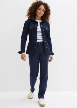 Pantalon en twill coton élasthanne