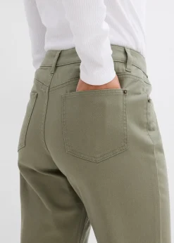 Pantalon en twill coton élasthanne