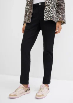 Pantalon en twill de coton extensible