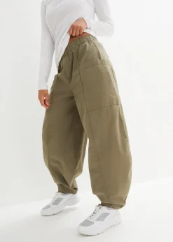 Pantalon en twill de coton extensible