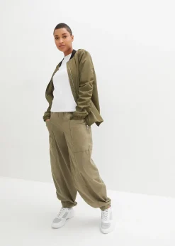 Pantalon en twill de coton extensible