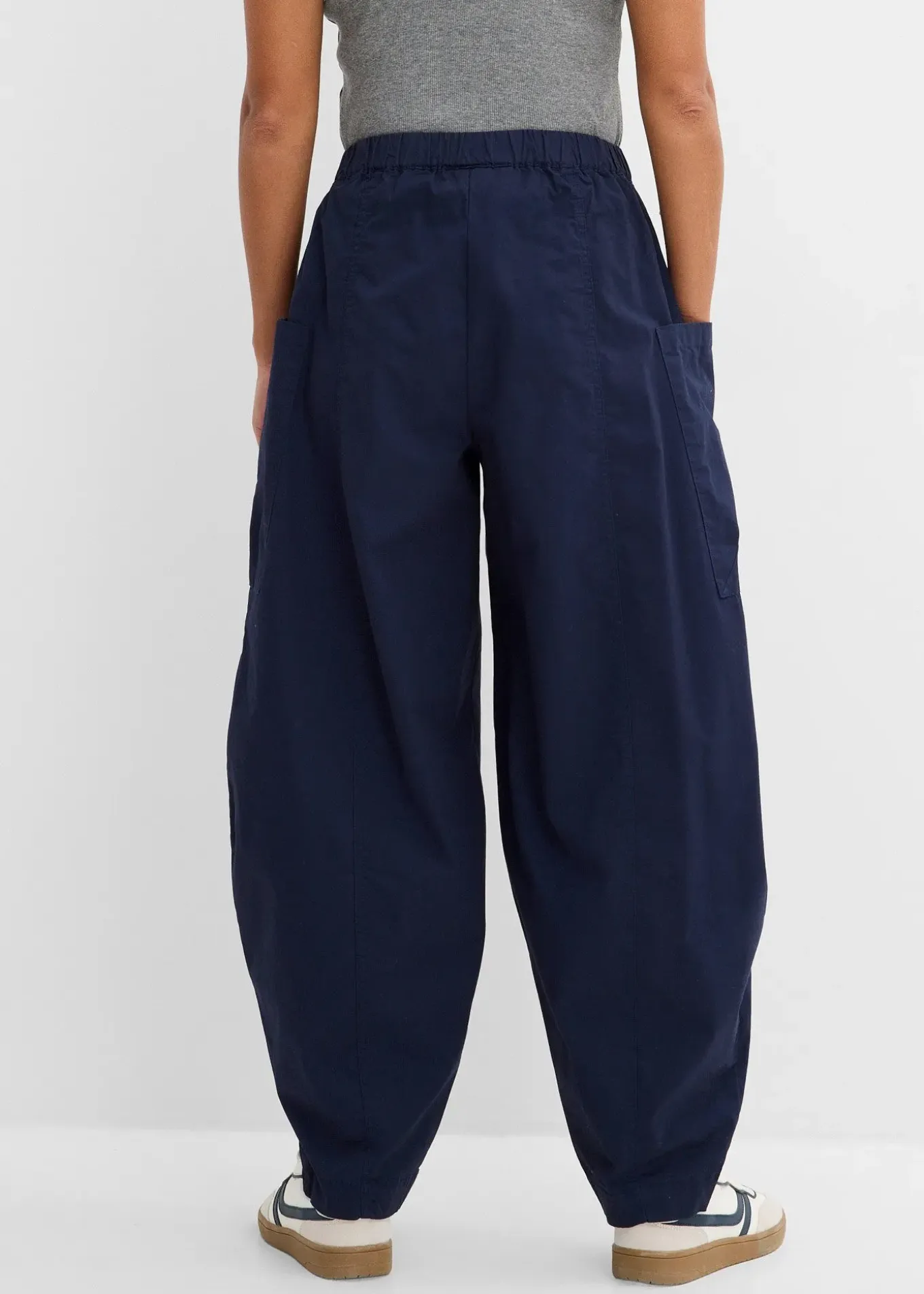 Pantalon en twill de coton extensible