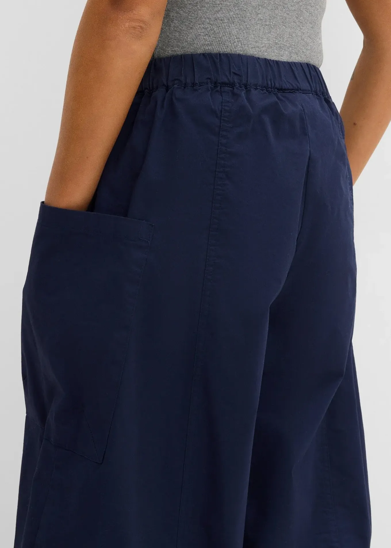 Pantalon en twill de coton extensible