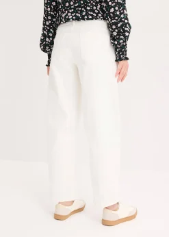 Pantalon en twill de coton extensible