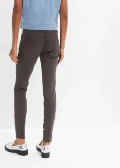 Pantalon en twill de coton extensible