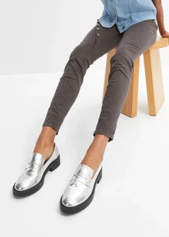 Pantalon en twill de coton extensible