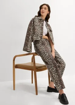 Pantalon en twill de coton extensible