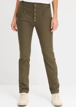 Pantalon en twill extensible