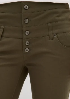 Pantalon en twill extensible