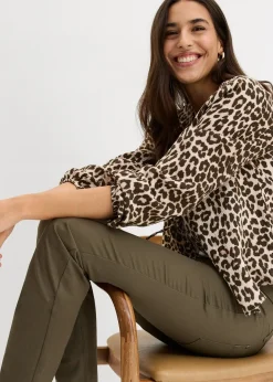 Pantalon en twill extensible