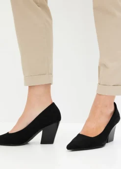 Pantalon en twill léger, paper bag