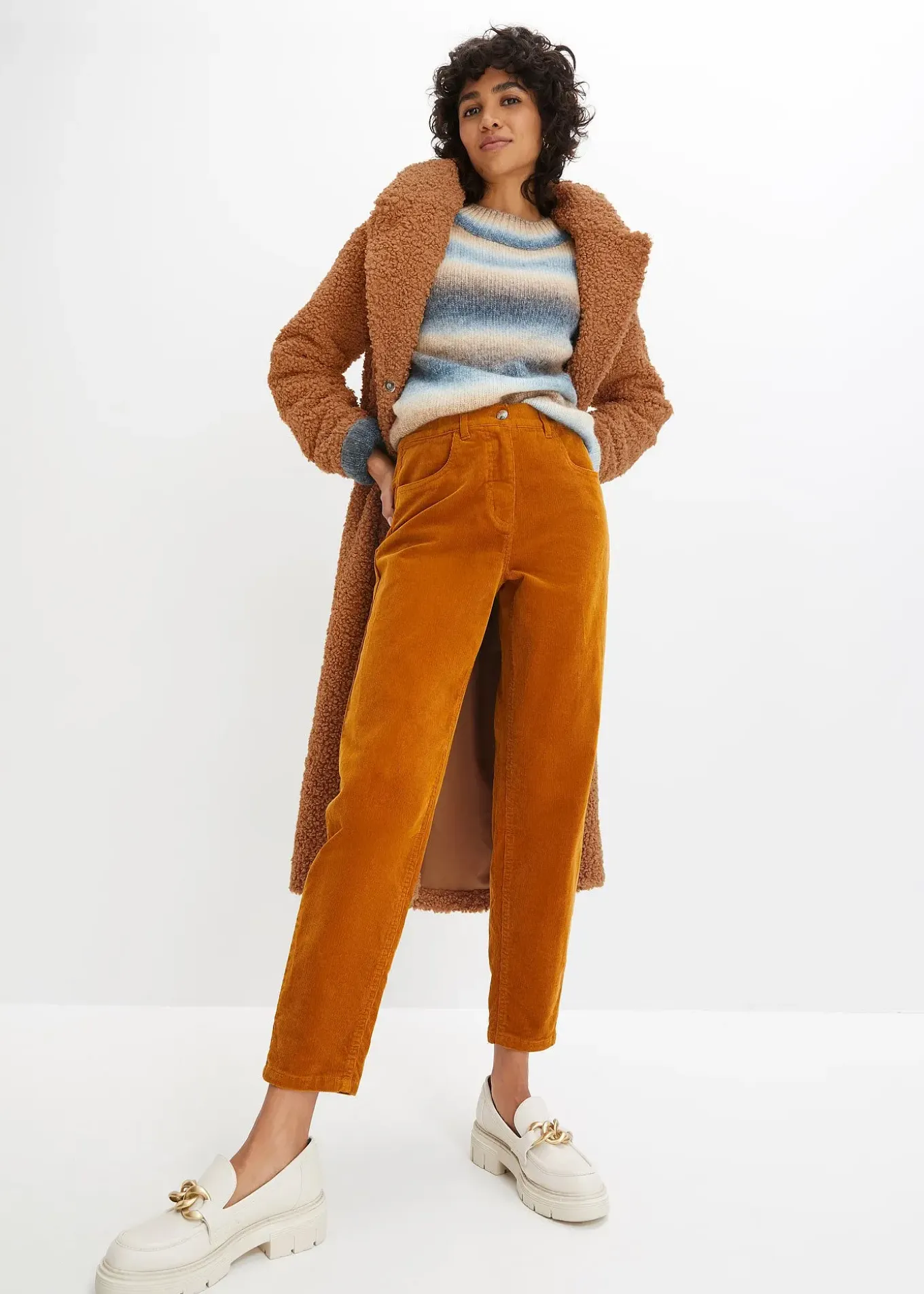 Pantalon en velours côtelé