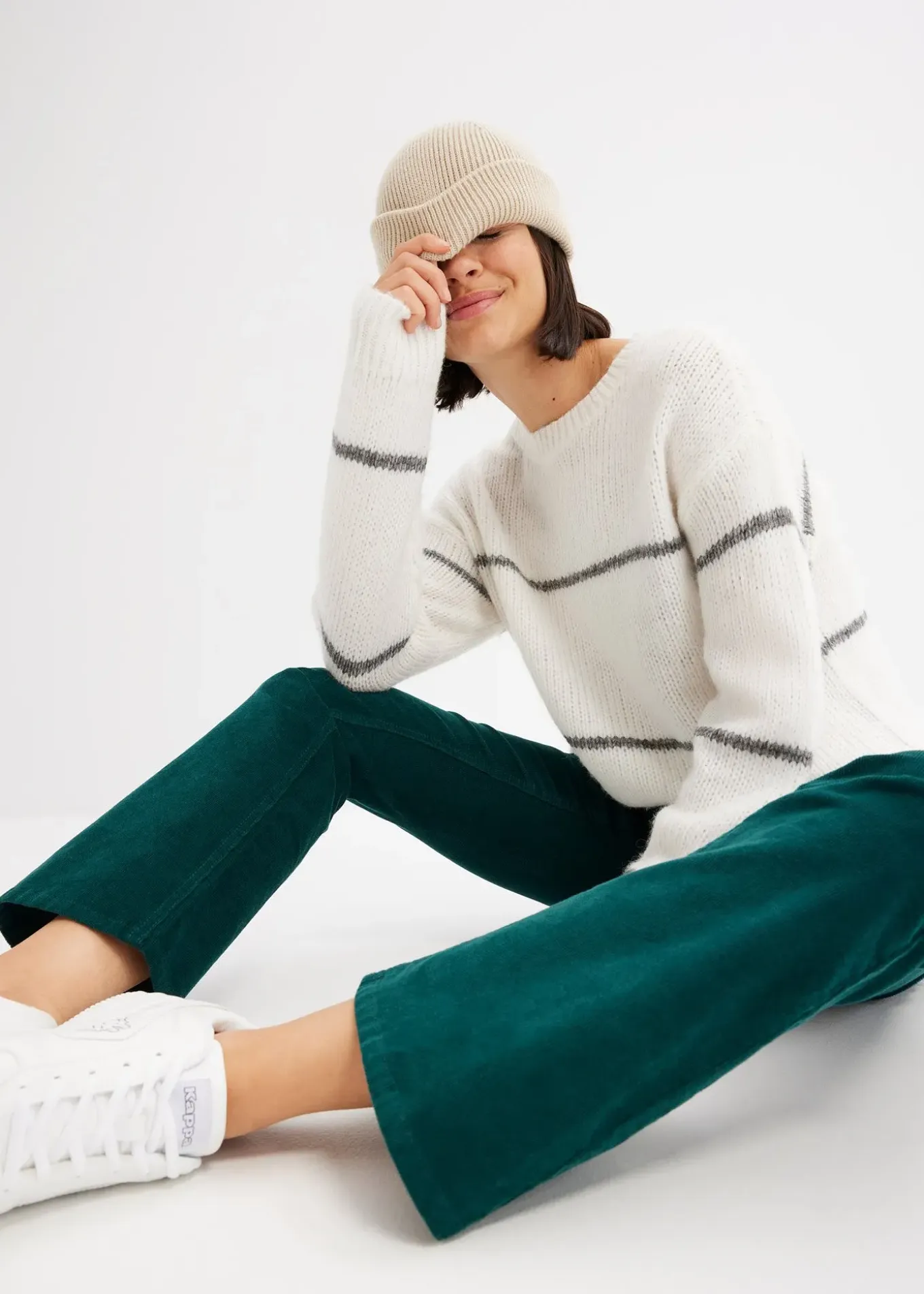 Pantalon en velours côtelé