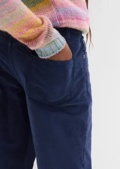 Pantalon en velours côtelé doux