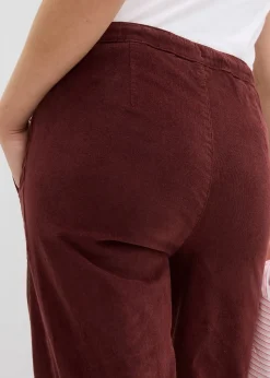 Pantalon en velours côtelé, coton extensible