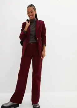 Pantalon en velours côtelé extensible