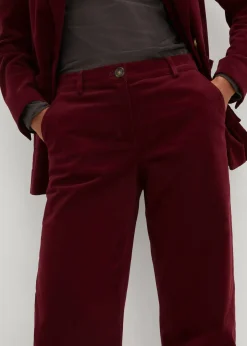 Pantalon en velours côtelé extensible