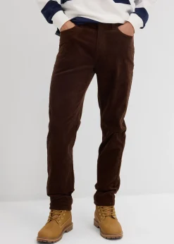 Pantalon en velours côtelé extensible et confortable, Slim