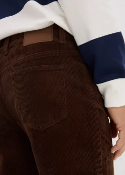 Pantalon en velours côtelé extensible et confortable, Slim