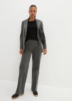 Pantalon en velours côtelé extensible