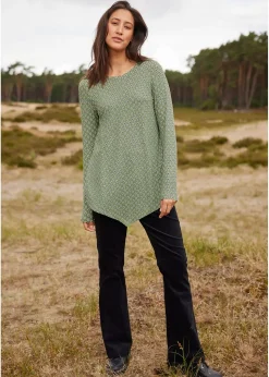 Pantalon en velours côtelé extensible avec taille haute confortable