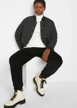 Pantalon en velours côtelé, coton extensible