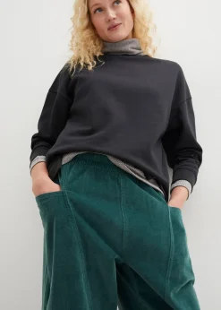 Pantalon en velours côtelé, coton extensible