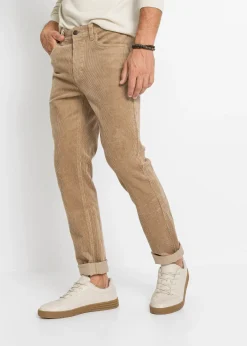 Pantalon en velours côtelé extensible et confortable, Slim