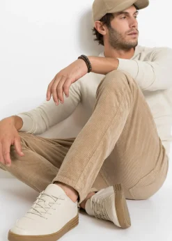 Pantalon en velours côtelé extensible et confortable, Slim