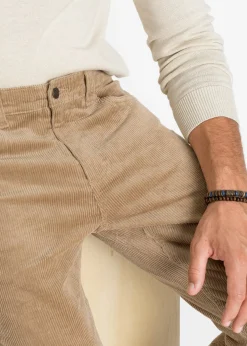 Pantalon en velours côtelé extensible et confortable, Slim