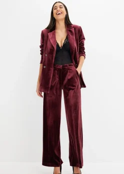 Pantalon en velours doux
