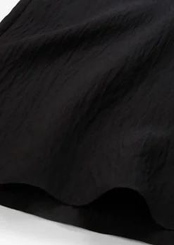 Pantalon en viscose mélangée, effet froissé