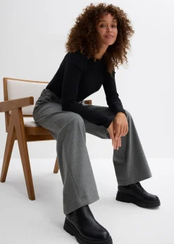 Pantalon en viscose mélangée