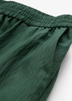 Pantalon en viscose mélangée, effet froissé