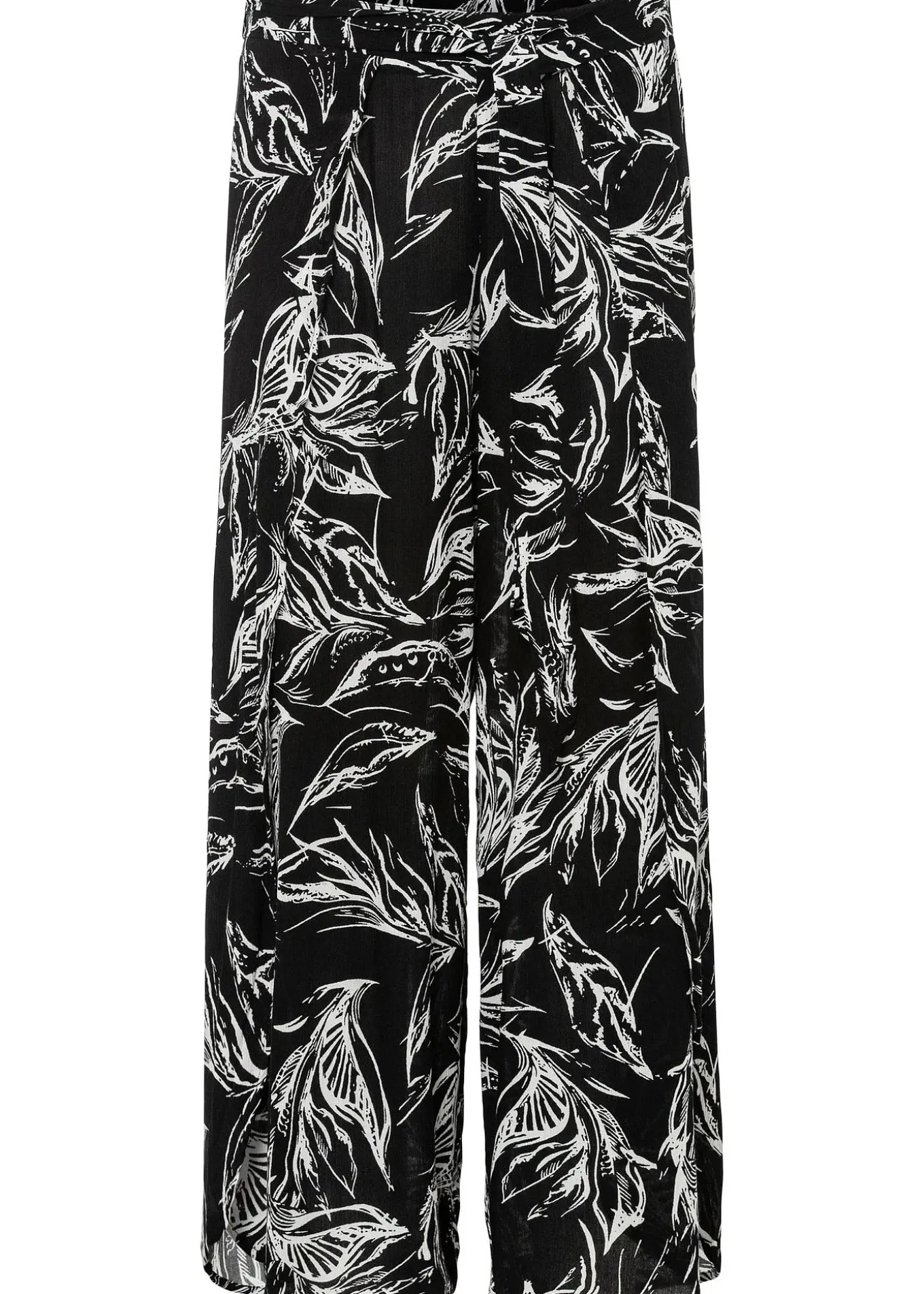 Pantalon en viscose texturée