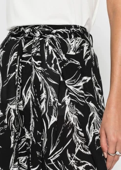 Pantalon en viscose texturée