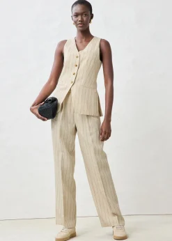 Pantalon et ceinture (ens. 2 pces)