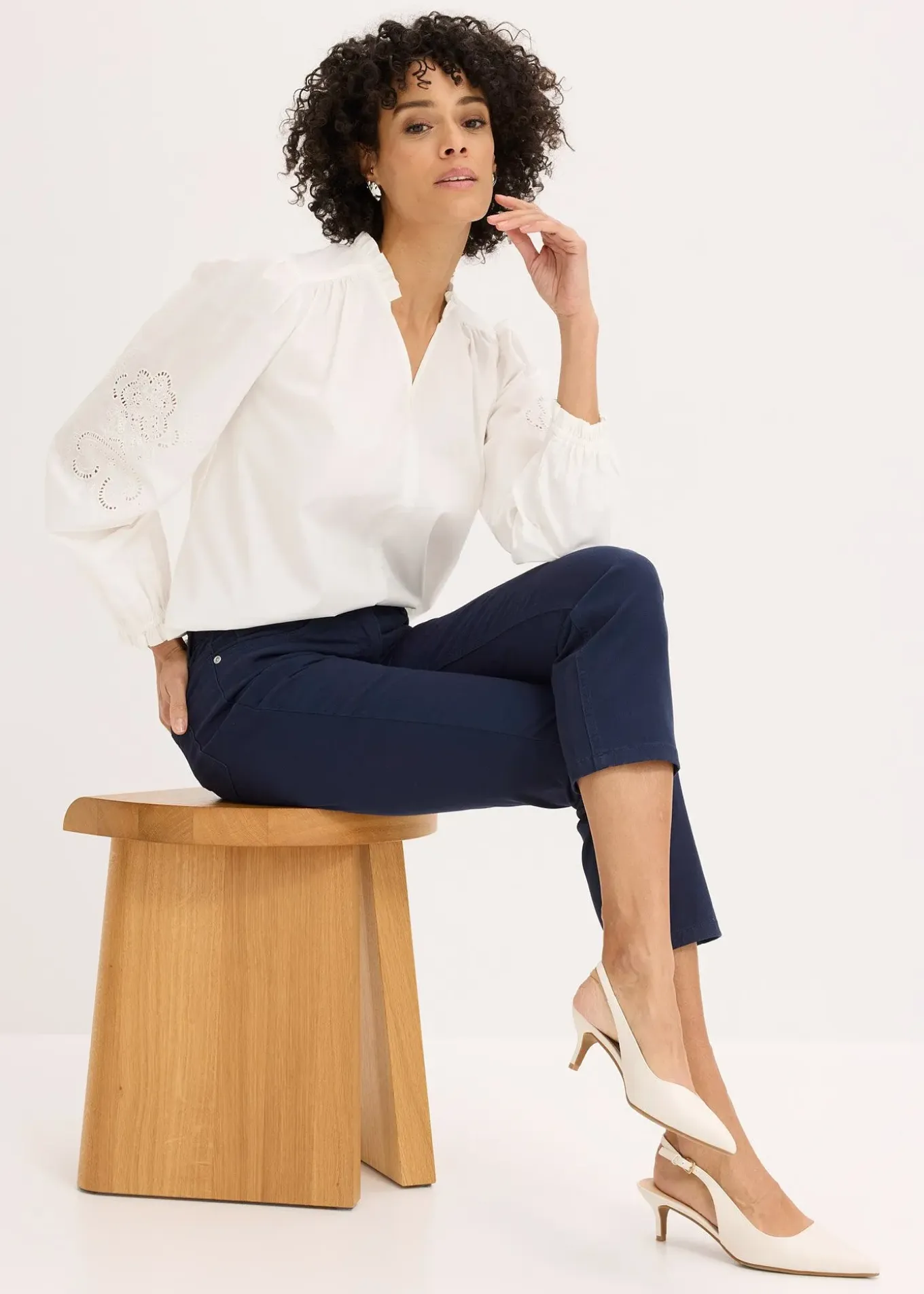 Pantalon extensible 7/8