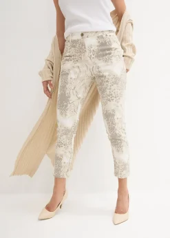 Pantalon extensible 7/8 imprimé