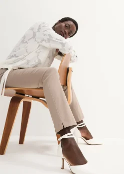 Pantalon extensible à taille entièrement élastiquée