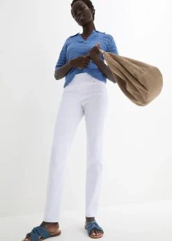 Pantalon extensible à taille entièrement élastiquée