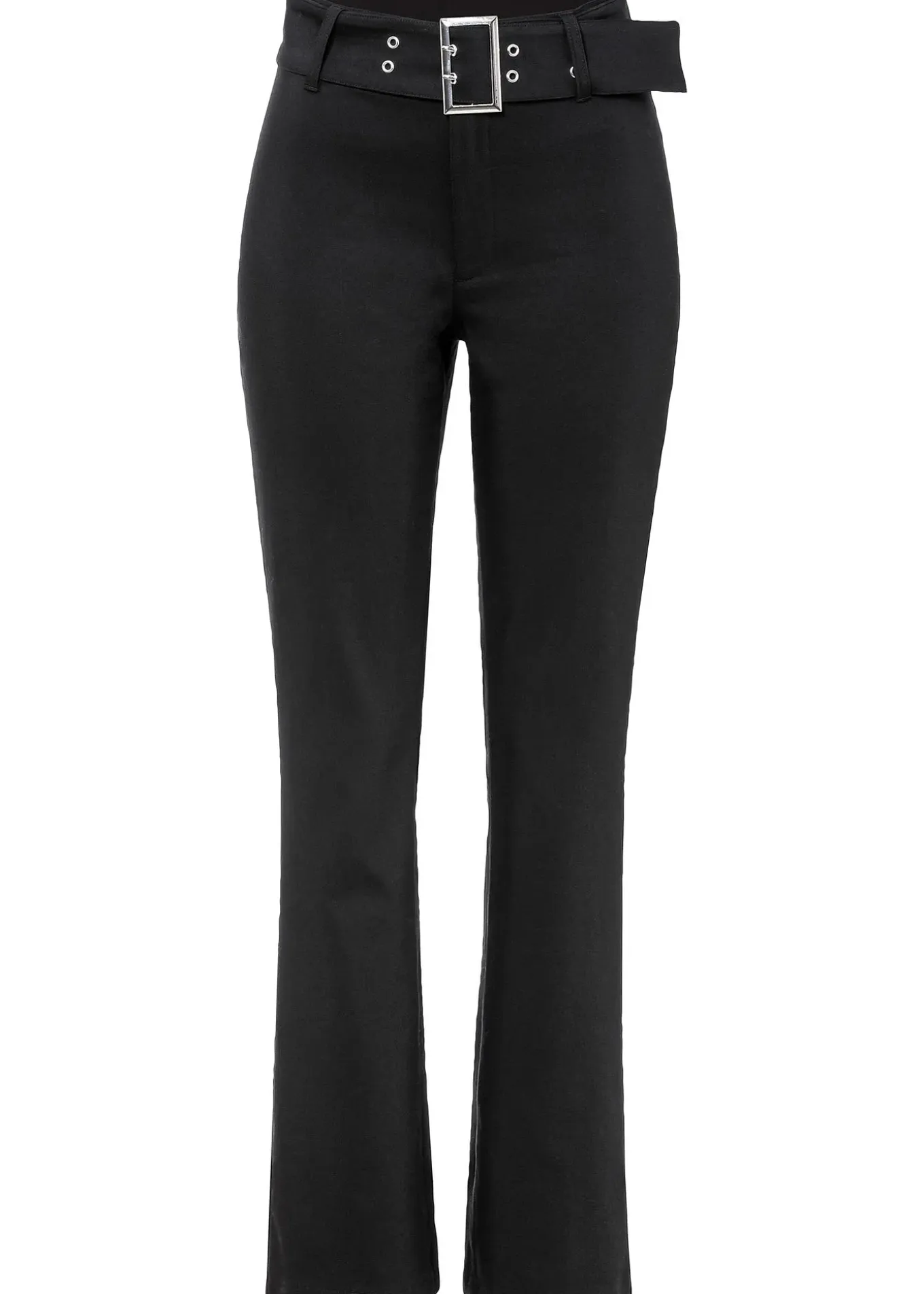Pantalon extensible avec détail ceinture