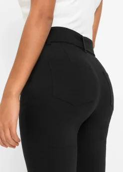 Pantalon extensible avec détail ceinture