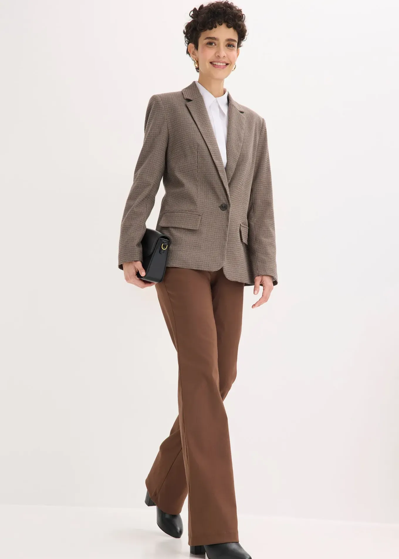 Pantalon extensible, bootcut