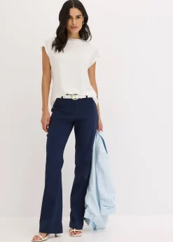 Pantalon extensible, bootcut