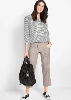 Pantalon extensible cargo 3/4