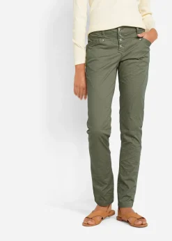 Pantalon extensible effet froissé