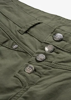 Pantalon extensible effet froissé